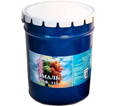 Эмаль АККОРД ПФ-115 синяя 10 кг, глянцевая 38201178