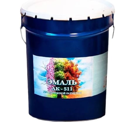Краска АК-511 АККОРД для дорожной разметки 15 кг белая 38201058