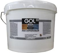 Акриловый лак Palizh GOL глянцевый , 9 кг морозостойкий бесцветный 11605955