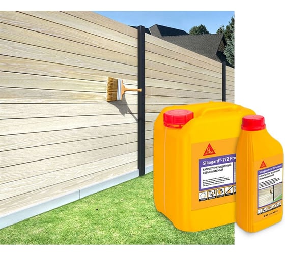 Антисептик для древесины SIKA gard-272 Protect канистра 5 л 824935