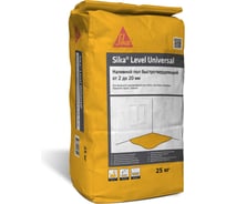 Наливной пол SIKA Level Universal мешок 25 кг от 2 до 20 мм, прочность 25 Мпа 501751