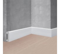 Напольный плинтус Stenopol 58х16х2000 мм УПАК под покраску C7234