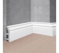 Напольный плинтус Stenopol 100х22х2000 мм под покраску C7232