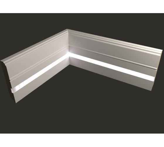 Напольный плинтус (110х16х2000 мм) Evrowood PN120LED