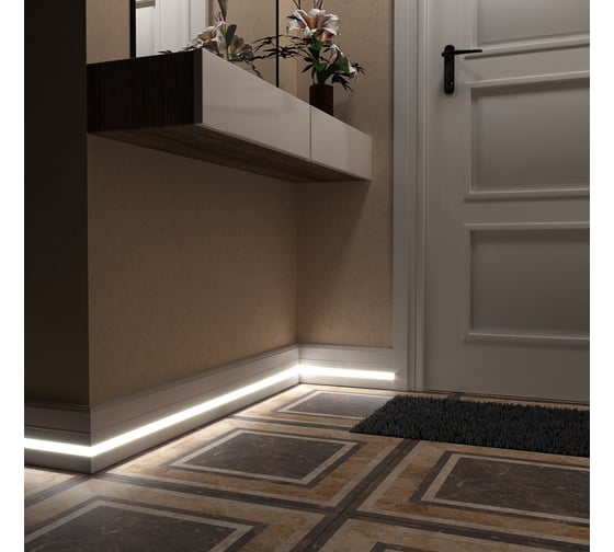 Напольный плинтус (110х16х2000 мм) Evrowood PN120LED