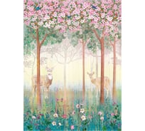 Обои Олени в лесу Топ Фотообои флизелин, 200х270 см 10-1007-МF-2