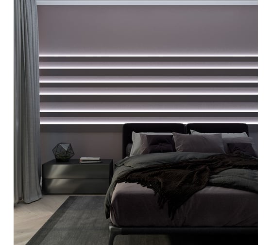 Молдинг 120х18х2000 мм Evrowood M07LED
