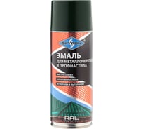Эмаль для металлочерепицы и профнастила SKYRON зелёный мох RAL-6005 SR-46005