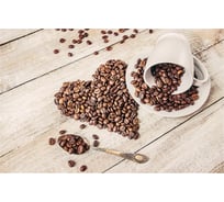 Обои Чашка с кофейными зернами Топ Фотообои флизелин, 200х129 см 21-4029-MV-4
