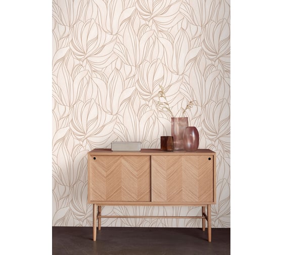 Обои виниловые на флизелиновой основе Tulipe (1.06х10.05 м; 1 рулон) Euro Decor 7119-00