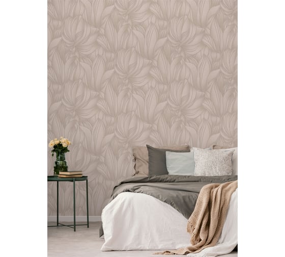 Обои виниловые на флизелиновой основе Tulipe (1.06х10.05 м; 1 рулон) Euro Decor 7119-01