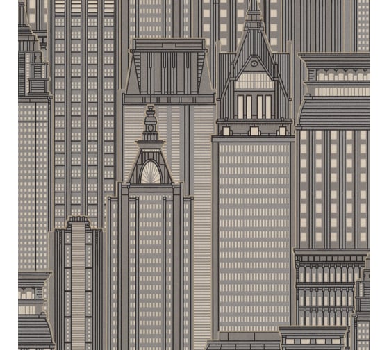 Обои виниловые на флизелиновой основе Skyline (1.06х10.05 м; 1 рулон) Euro Decor 7117-11
