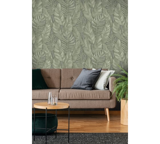 Обои виниловые на флизелиновой основе Monstera (1.06х10.05 м; 1 рулон) Euro Decor 7068-15