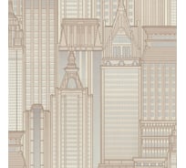 Обои виниловые на флизелиновой основе Skyline (1.06х10.05 м; 1 рулон) Euro Decor 7117-17