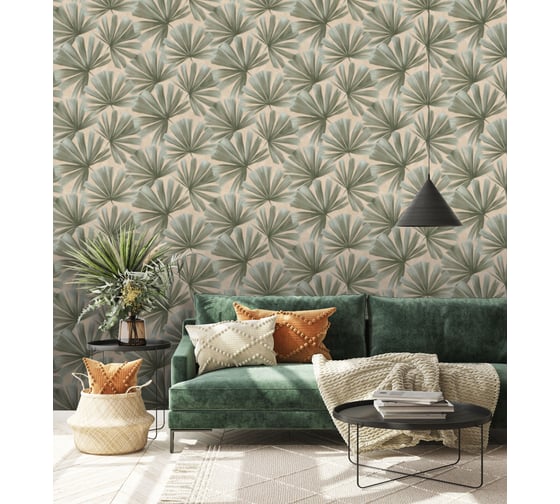 Обои виниловые на флизелиновой основе Rhapis (1.06х10.05 м; 1 рулон) Euro Decor 7128-04