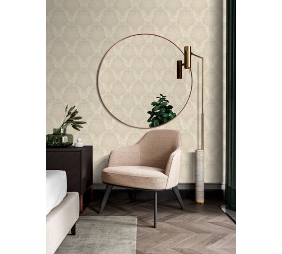 Обои виниловые на флизелиновой основе Pompadour (1.06х10.05 м; 1 рулон) Euro Decor 7102-21