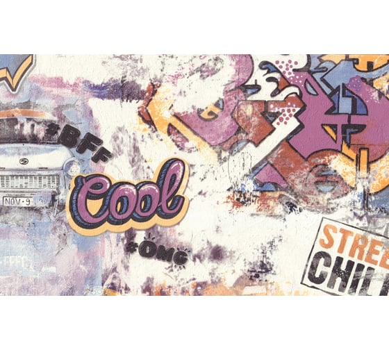 Обои виниловые на флизелиновой основе Street Art (1.06х10.05 м; 1 рулон) Euro Decor 7096-00 1