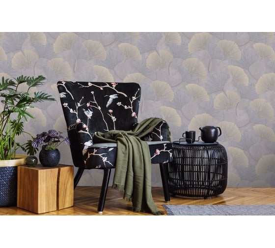 Обои виниловые на флизелиновой основе Zen (1.06х10.05 м; 1 рулон) Euro Decor 7100-23