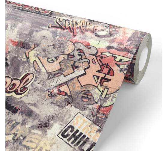 Обои виниловые на флизелиновой основе Street Art (1.06х10.05 м; 1 рулон) Euro Decor 7096-22