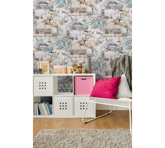 Обои виниловые на флизелиновой основе Street Art (1.06х10.05 м; 1 рулон) Euro Decor 7096-11