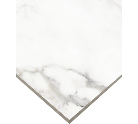 Керамогранит Delacora Calacatta Lincoln sugar-эффект 600x600x9,5 1,44м2 белый 6060CLL15
