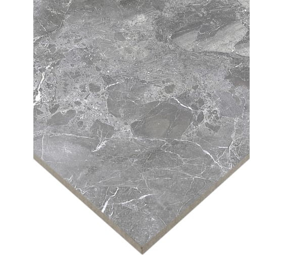 Керамогранит Delacora Greiny Graphite sugar-эффект 600x600x9,5 1,44м2 серый 6060GRY25