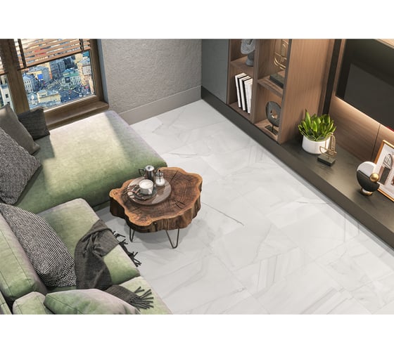 Керамогранит Delacora Impression sugar-эффект 600x600x9,5 1,44м2 серый 6060IPR15