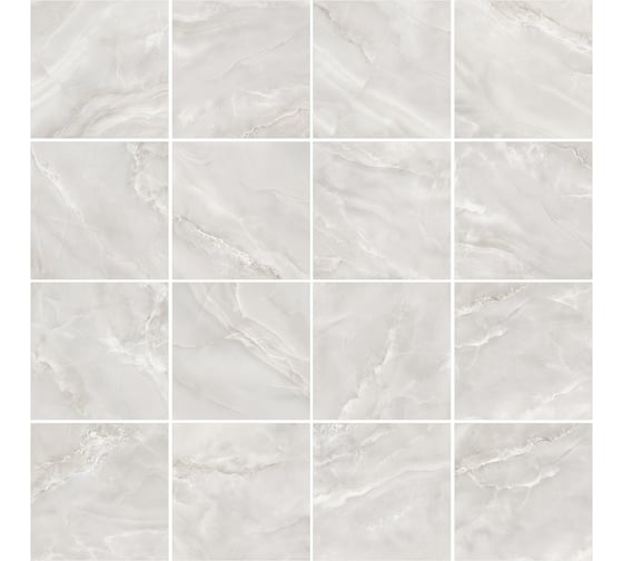 Керамогранит Delacora Onyx Breez Gray sugar-эффект 600x600x9,5 1,44м2 серый 6060ONB15
