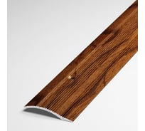 Порог разноуровневый алюминиевый (39.4 мм; 0.9 м; декоративный; мербау) Лука 00000001309