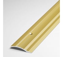 Порог разноуровневый алюминиевый (39.4 мм; 0.9 м; анодированный; золото) Лука 00000001537