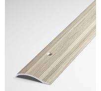 Порог разноуровневый алюминиевый (39.4 мм; 0.9 м; декоративный; клен беленый) Лука 00000001733