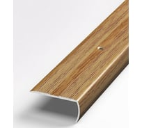 Порог угловой алюминиевый (40х20 мм; 0.9 м; декоративный; дуб универсал) Лука 00000001762