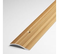 Порог разноуровневый алюминиевый (39.4 мм; 0.9 м; декоративный; бук натуральный) Лука 00000001889