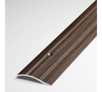 Порог разноуровневый алюминиевый (39.4 мм; 0.9 м; декоративный; дуб мокко) Лука УТ000002521