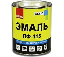 Эмаль RENEKO ПФ-115 СТРОИТЕЛЬ светло-серая, 0,9 кг 00020010877