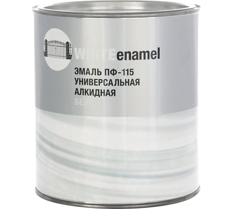 Эмаль ЗАО Декарт ПФ-115 белая 2,7 кг 30515