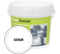 Универсальная эмаль ЗАО Декарт акриловая белая 0,9 кг 27851