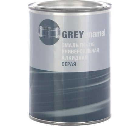 Эмаль ЗАО Декарт ПФ-115 серая 0,8 кг 30504