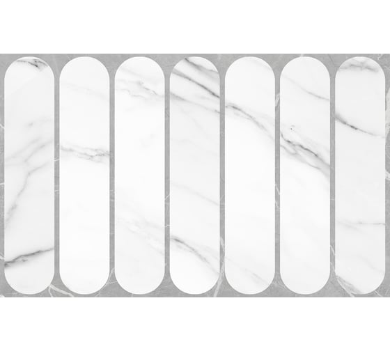 Плитка настенная Gracia Ceramica Арко белый низ 03 25x40 (1,4 м2/14 шт.) СК000043393