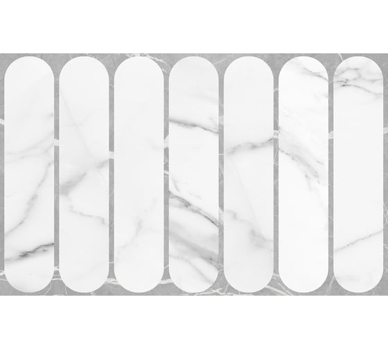 Плитка настенная Gracia Ceramica Арко белый низ 03 25x40 (1,4 м2/14 шт.) СК000043393