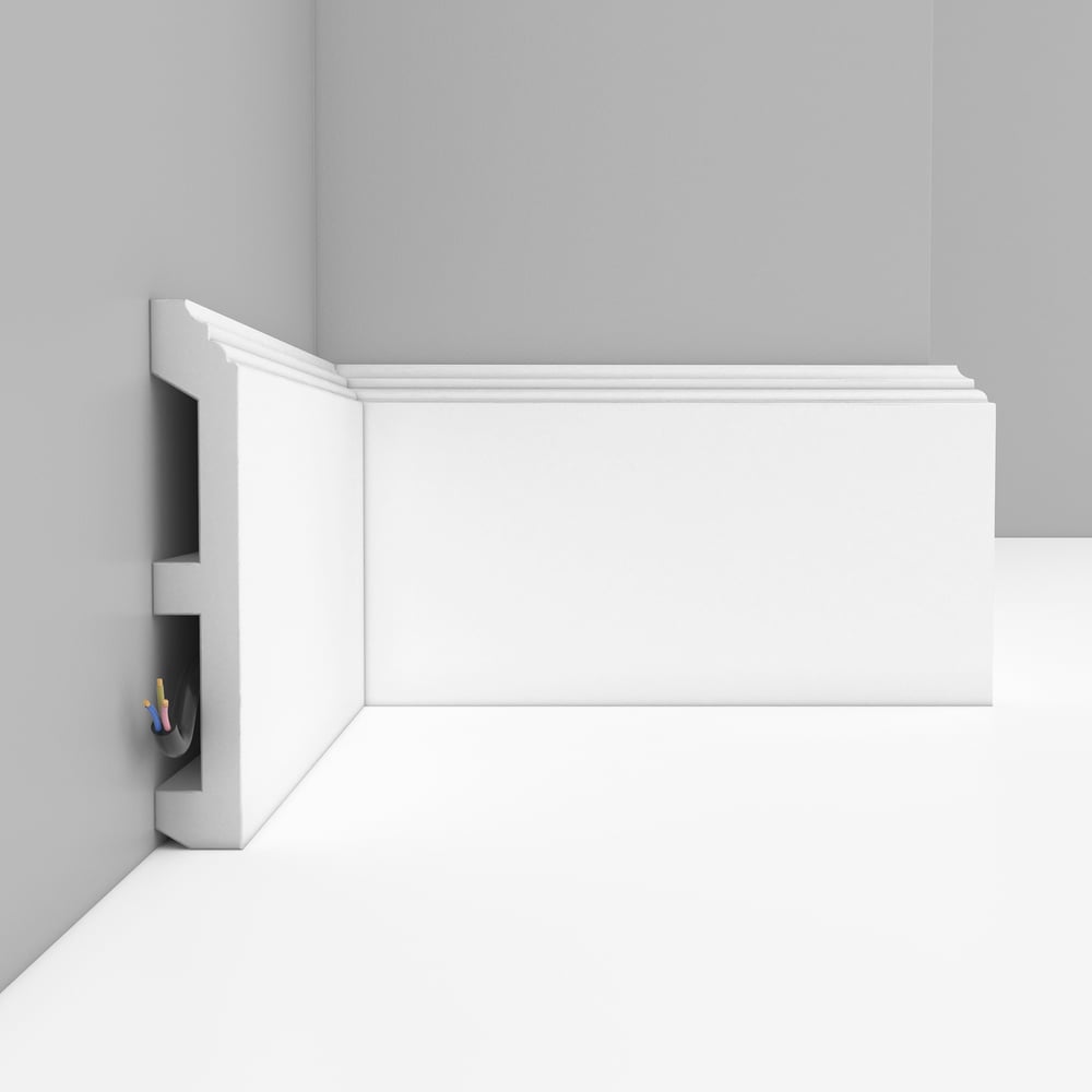 Напольный плинтус Decomaster 110х16х2000 мм A017 - выгодная цена ...