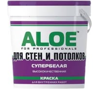Краска ALOE ВДАК для стен и потолков с/б 14 кг 8536