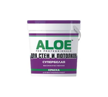 Краска ALOE ВДАК для стен и потолков с/б 3 кг 6 8534