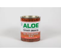 Грунт-эмаль 3в1 ALOE Голубой 0,8кг жидкий пластик 9680