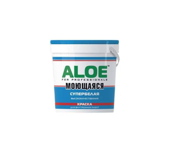 Краска ALOE ВД-АК моющаяся супербелый 3 кг 6 8542 1