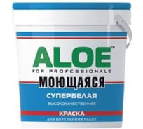 Краска ALOE ВД-АК моющаяся супербелый 7 кг 8543