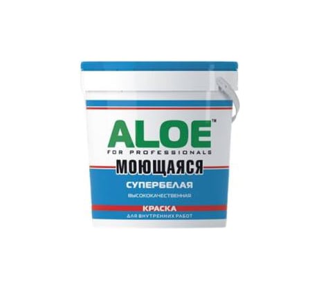 Краска ALOE ВД-АК моющаяся супербелый 7 кг 8543