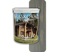 Пропитка для дерева Kraskovar Eco Lazur Графит 0,9 л 1685