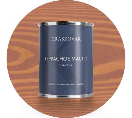 Масло террасное Kraskovar Карамель 0,75л 1431