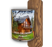 Масло для фасада Kraskovar Deco Oil Fasade Орех гварнери 0,75 л 1603